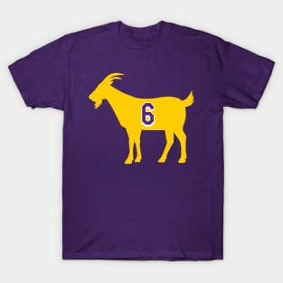 Los Angeles GOAT - number 6 - Yellow T-Shirt